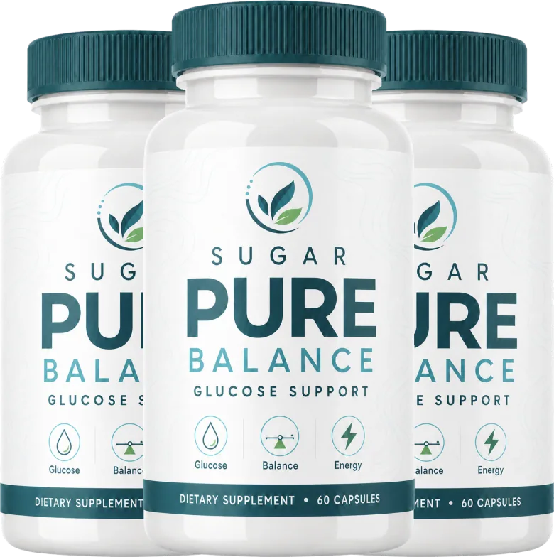 Sugar Pure Balance™ glucose support — 3 bottles
